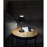 Tischleuchte Lampe Leuchte LED weiß schwarz Batterie Leselampe Nachttischlampe - Leuchte Touch