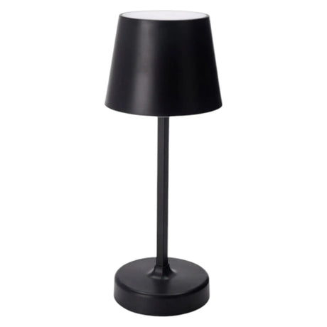 Tischleuchte Lampe Leuchte LED weiß schwarz Batterie Leselampe Nachttischlampe - Schwarz Glatt - Leuchte Touch