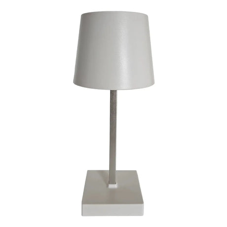 Tischleuchte Touch dimmbar LED Lampe Leuchte weiß silber kabellos Höhe 26 cm - Leuchte Touch