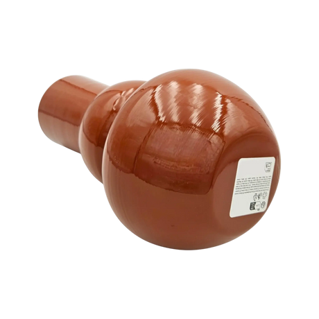 Vase Blumenvase XXL Dekovase Metallvase Beige Braun 38x25 Retro Blumengefäß - Vase
