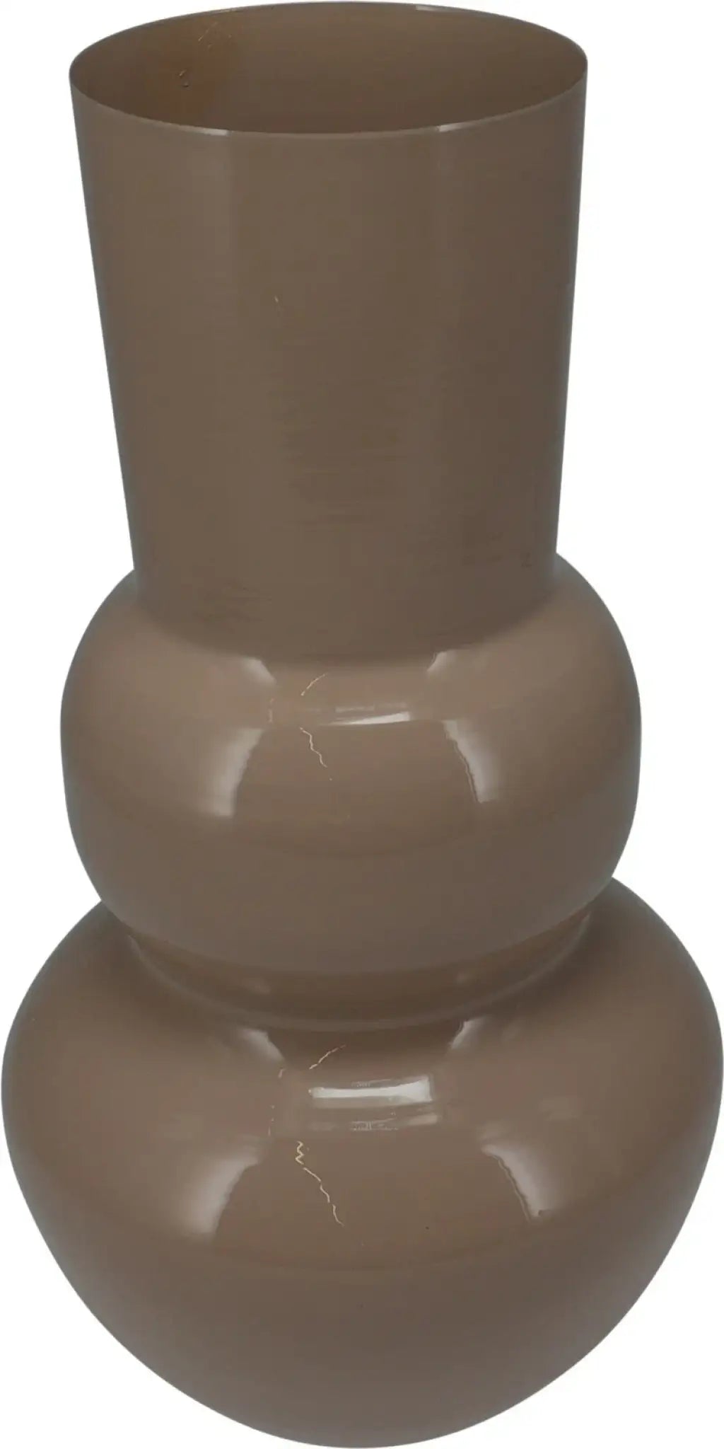 Vase Retro Zinkvase Beige Terrakotta 30x15 Blumenvase Dekovase Blumengefäß - Beige - Vase
