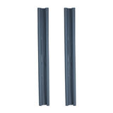 Zugluftstopper Doppeldichtung Türdichtung grau Energiesparend 2er SET 95 cm KÜRZBAR - Zugluftstopper